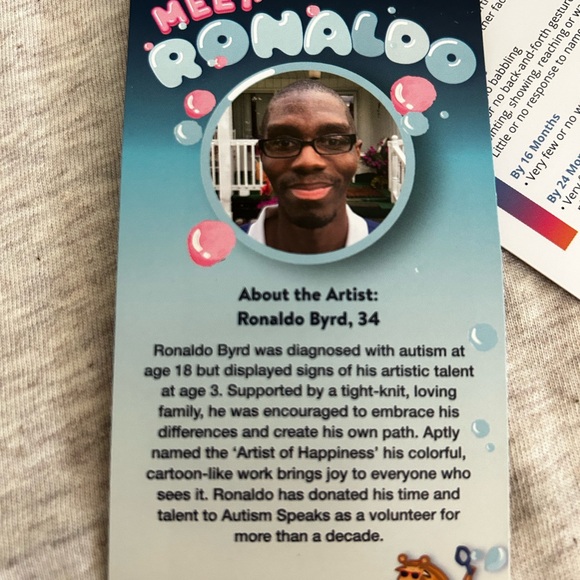 NWT AUTISM AWARENESS T SHIRT, UNISEX-medium. pit to pit is 21”. - Picture 3 of 5